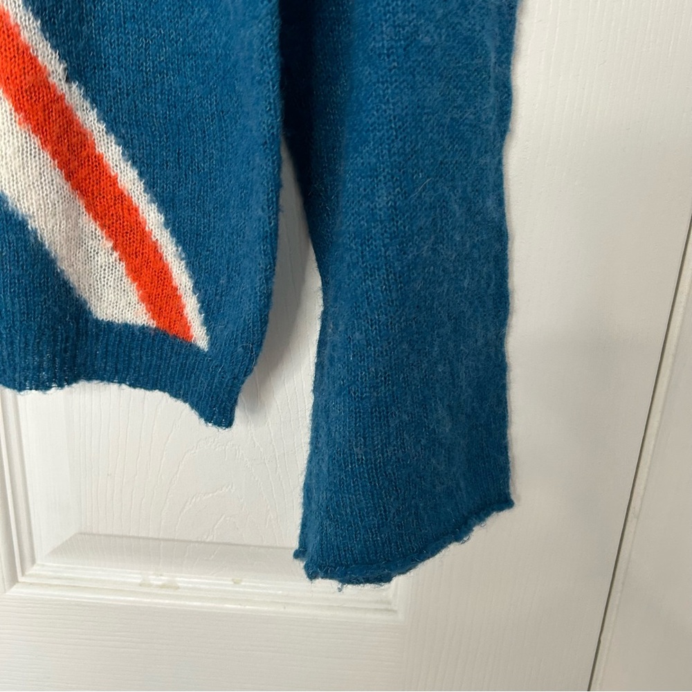 Wildfox White Label Save Queen Penny Lane Union Jack Sweater - Picture 7 of 10